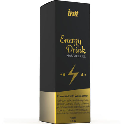 Gel da massaggio con bevanda Energetica Aromatizzata ed effetto riscaldante di INTT Massage & Oral Sex, immagine 3