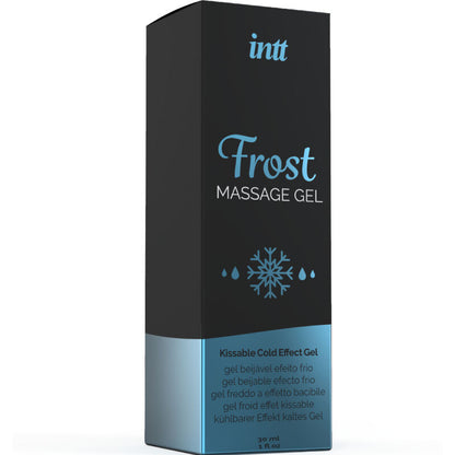 Gel da massaggio al gusto di menta effetto freddo intenso di INTT Massage & Oral Sex, immagine 3