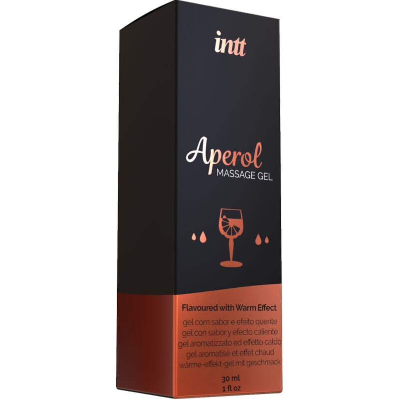 Gel da massaggio Aperol effetto calore intenso di INTT Massage & Oral Sex, immagine 3