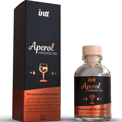 Gel da massaggio Aperol effetto calore intenso di INTT Massage & Oral Sex, immagine 2