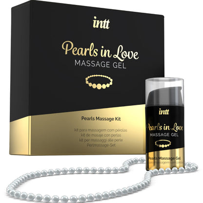 Perle Innamorate con collana di perle e gel di silicone di INTT Massage & Oral Sex