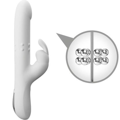 Vibratore Reese con rotazione argento di Pretty Love, immagine 7
