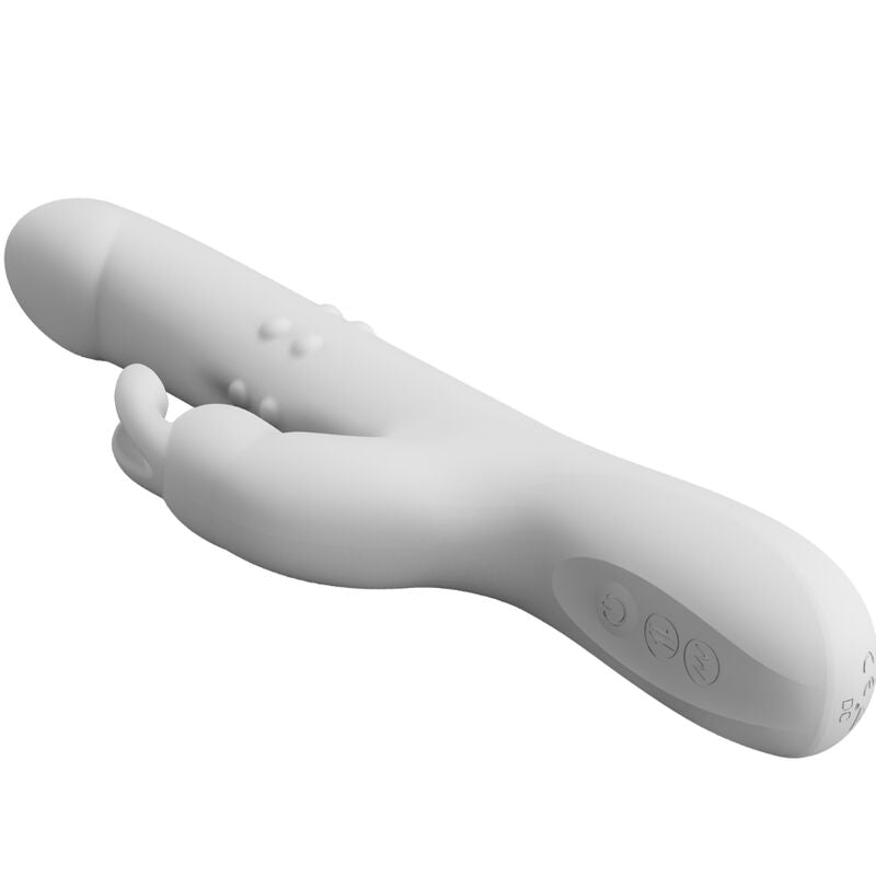 Vibratore Reese con rotazione argento di Pretty Love, immagine 4