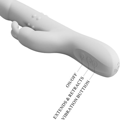 Vibratore Reese con rotazione argento di Pretty Love, immagine 6