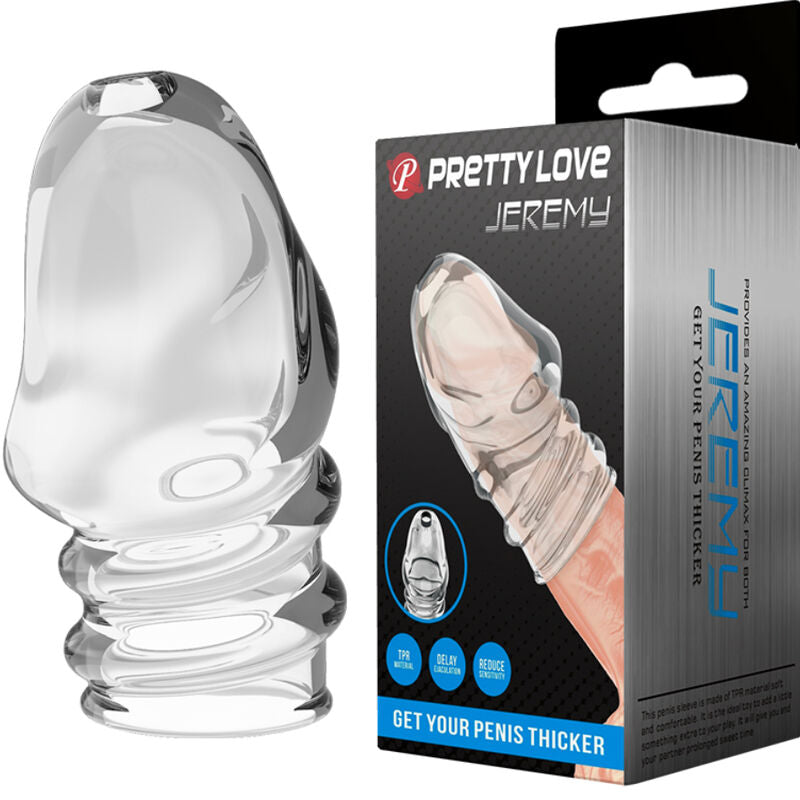 Jeremy spessore per pene trasparente di Pretty Love
