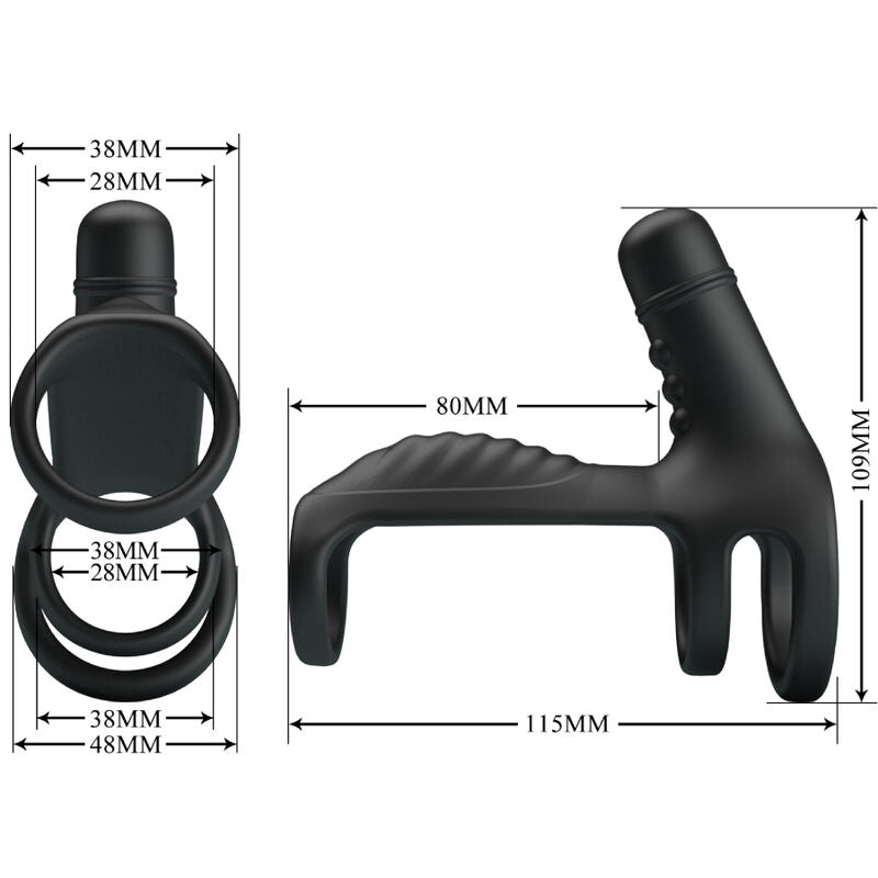 Manica di estensione elastica in silicone morbido di Pretty Love, immagine 6
