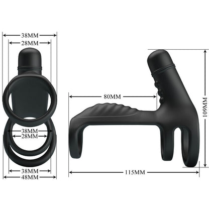 Manica di estensione elastica in silicone morbido di Pretty Love, immagine 6