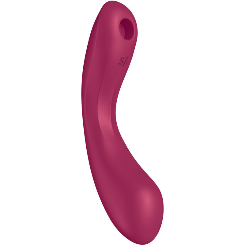 Succhia clitoride curve trinity 1 air pulse vibrazione rosso di Satisfyer, immagine 2