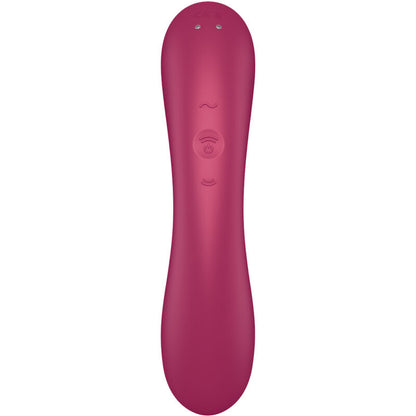 Succhia clitoride curve trinity 1 air pulse vibrazione rosso di Satisfyer, immagine 6