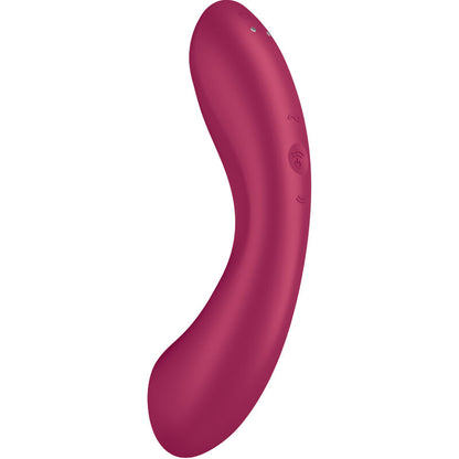 Succhia clitoride curve trinity 1 air pulse vibrazione rosso di Satisfyer, immagine 8