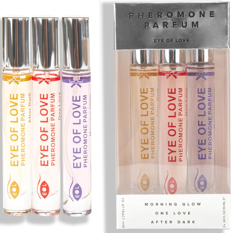 Profumo ai feromoni Eol Phr 10 ml Set/3 - Morning glow, one love, after dark di Eye Of Love