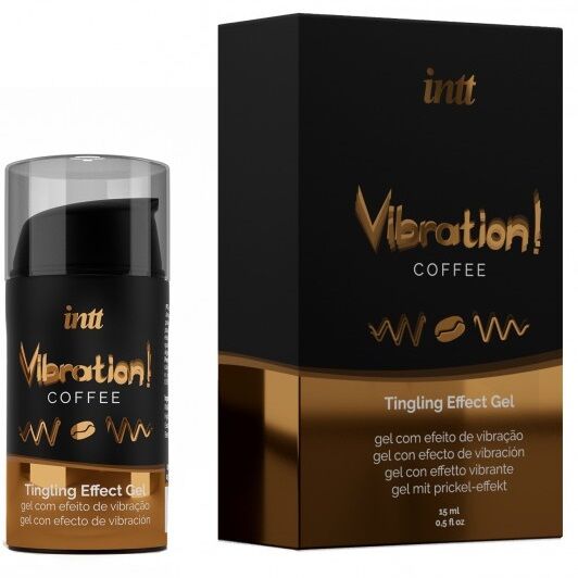 Gel da massaggio al gusto di caffè effetto caldo di INTT Massage & Oral Sex, immagine 2