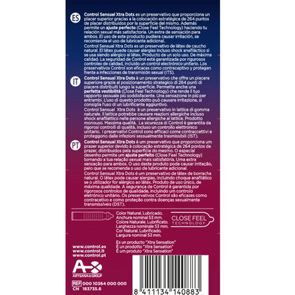 Preservativi xtra dot 12 Uds di Control, immagine 2