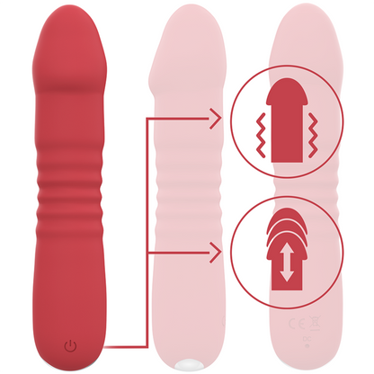 Juni up & down 10 vibrazioni rosse di Intense, immagine 2