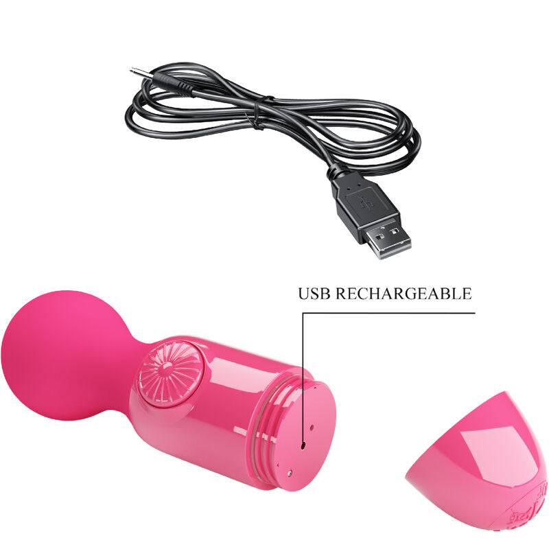 Massaggiatore Mini personale Magenta di Pretty Love, immagine 6