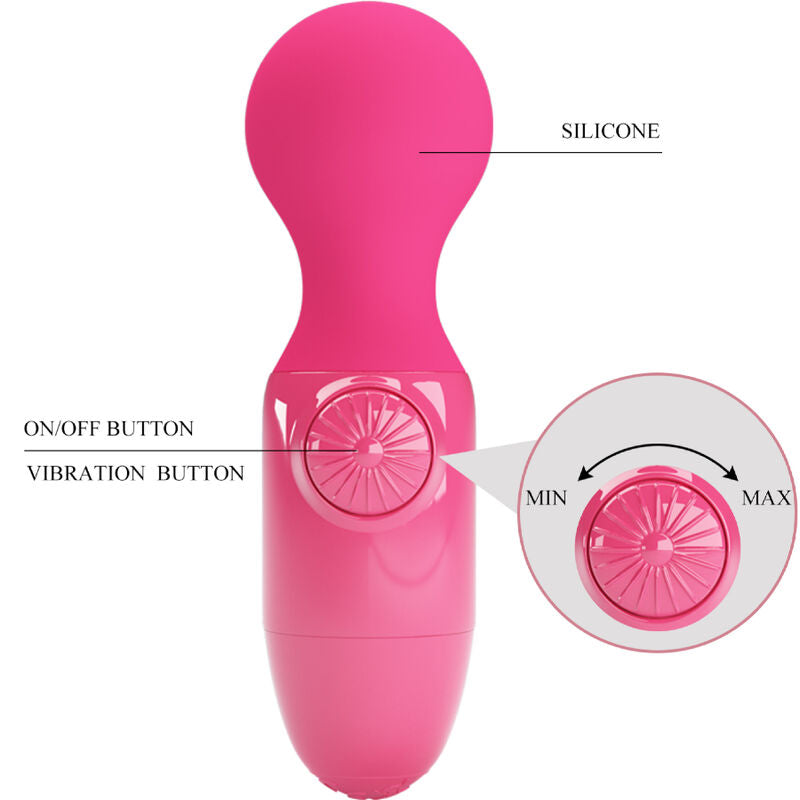 Massaggiatore Mini personale Magenta di Pretty Love, immagine 7