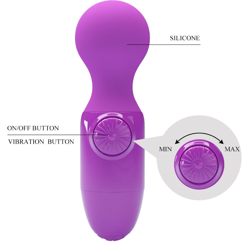 Massaggiatore Mini personale viola di Pretty Love, immagine 7