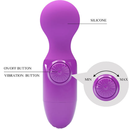 Massaggiatore Mini personale viola di Pretty Love, immagine 7