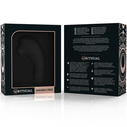 Stimolatore clitoride tascabile shushu pro 2 potenti motori Jet di Rithual, immagine 7