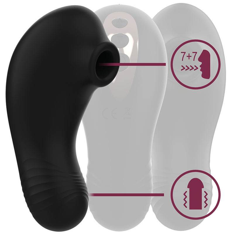 Stimolatore clitoride tascabile shushu pro 2 potenti motori Jet di Rithual, immagine 3