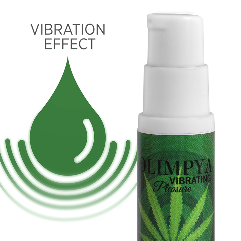 Frusta e paddle piacere vibrante cannabis extra sativa di Olimpya, immagine 3