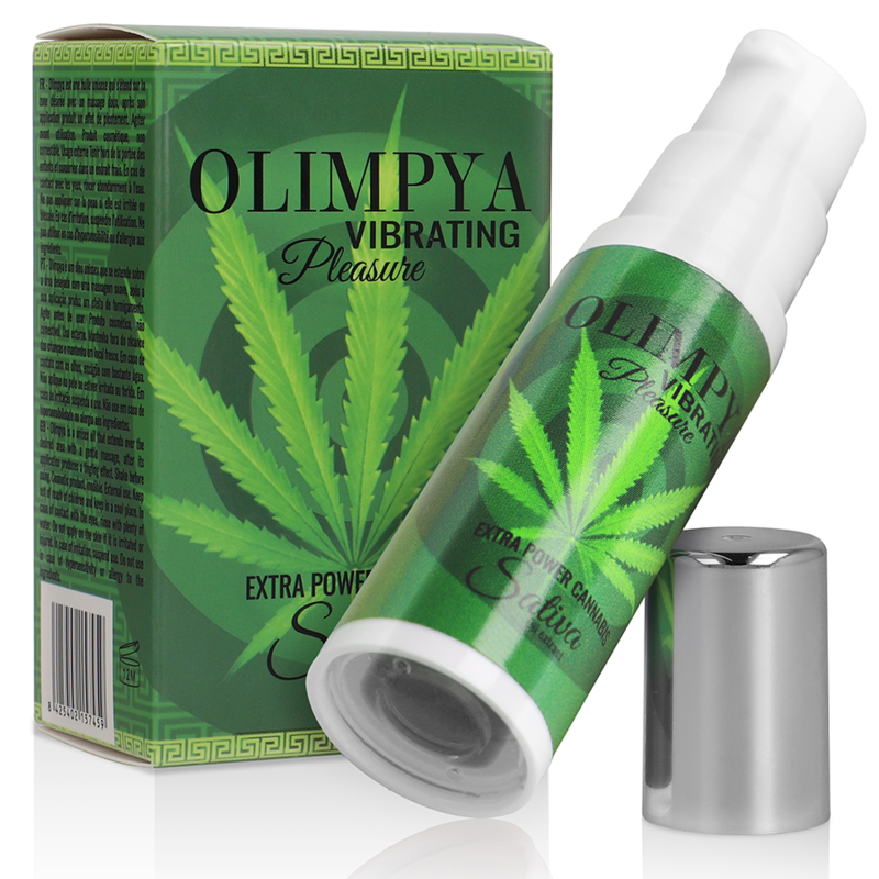 Frusta e paddle piacere vibrante cannabis extra sativa di Olimpya, immagine 4