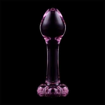Plug anale Modello 2 vetro borosilicato rosa 11 cm Ø 3.5 cm di Nebula Series By Ibiza, immagine 7