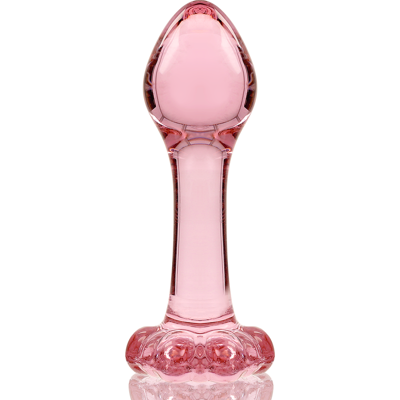 Plug anale Modello 2 vetro borosilicato rosa 11 cm Ø 3.5 cm di Nebula Series By Ibiza, immagine 5
