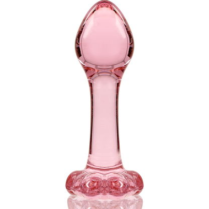 Plug anale Modello 2 vetro borosilicato rosa 11 cm Ø 3.5 cm di Nebula Series By Ibiza, immagine 5