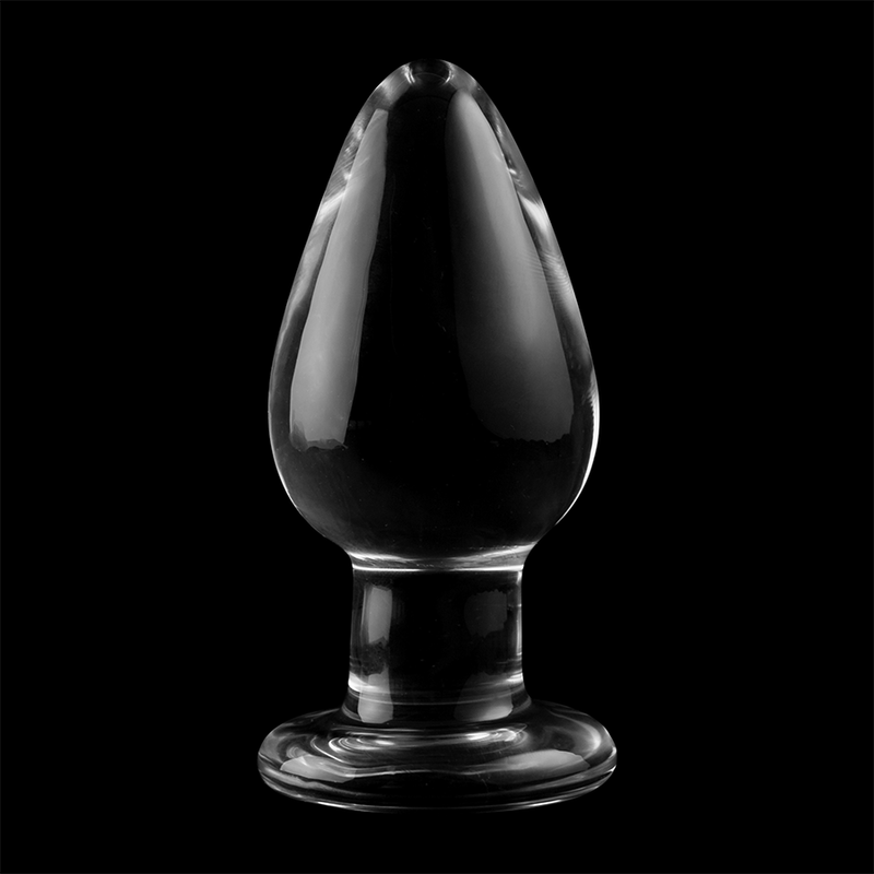 Plug anale Modello 3 vetro borosilicato trasparente 11 cm Ø 5 cm di Nebula Series By Ibiza, immagine 6