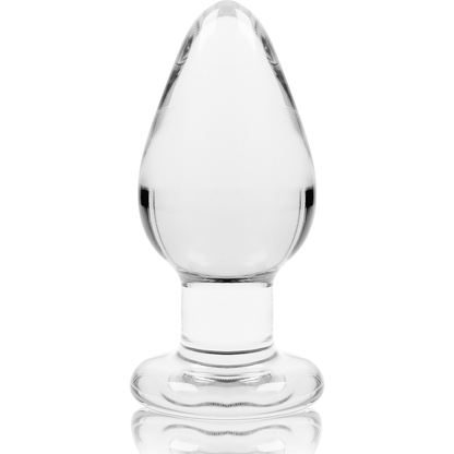 Plug anale Modello 3 vetro borosilicato trasparente 11 cm Ø 5 cm di Nebula Series By Ibiza, immagine 4