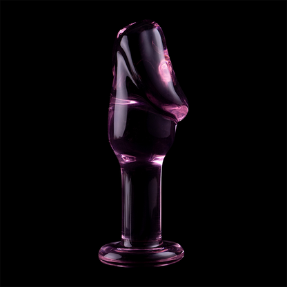 Plug anale Modello 6 vetro borosilicato rosa 12.5 cm Ø 4 cm di Nebula Series By Ibiza, immagine 6