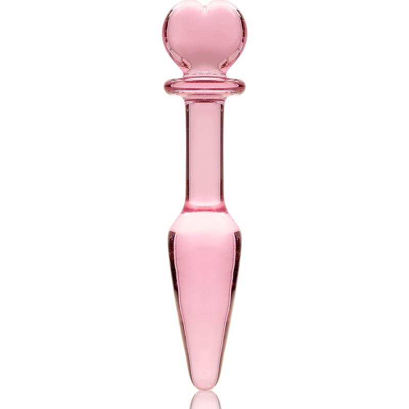 Plug anale Modello 7 vetro borosilicato rosa 13.5 cm Ø 3 cm di Nebula Series By Ibiza, immagine 5