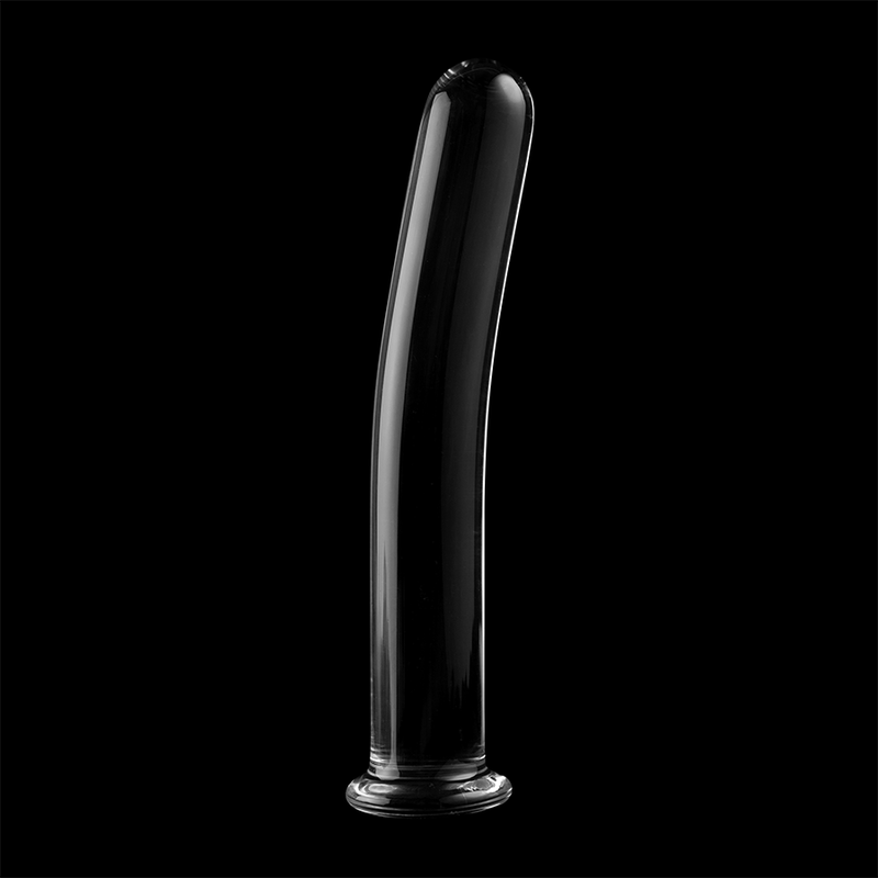 Dildo in vetro Modello 8 borosilicato trasparente 14.5 cm Ø 2 cm di Nebula Series By Ibiza, immagine 7