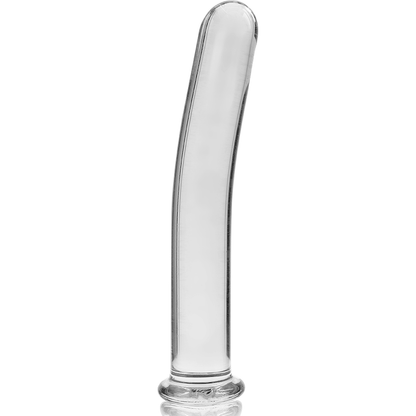 Dildo in vetro Modello 8 borosilicato trasparente 14.5 cm Ø 2 cm di Nebula Series By Ibiza, immagine 5
