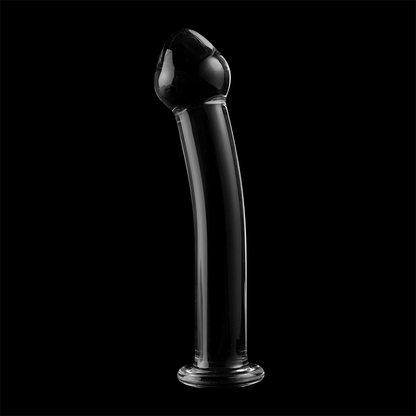 Dildo in vetro Modello 11 borosilicato trasparente 16 cm Ø 3 cm di Nebula Series By Ibiza, immagine 6