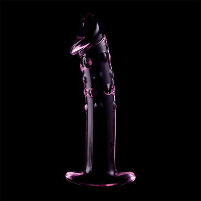 NEBULA SERIES BY IBIZA - MODELLO 19 DILDO IN VETRO BOROSILICATO ROSA 18.5 CM -O- 4 CM