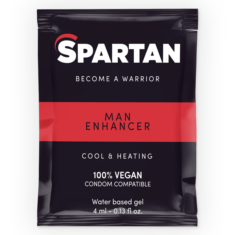 Gel potenziatore Dell''erezione con effetto Freddo-caldo 100% vegano 4ml di Spartan