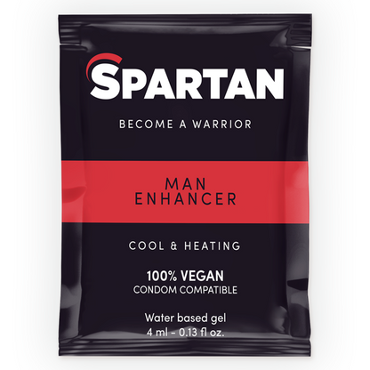 Gel potenziatore Dell''erezione con effetto Freddo-caldo 100% vegano 4ml di Spartan