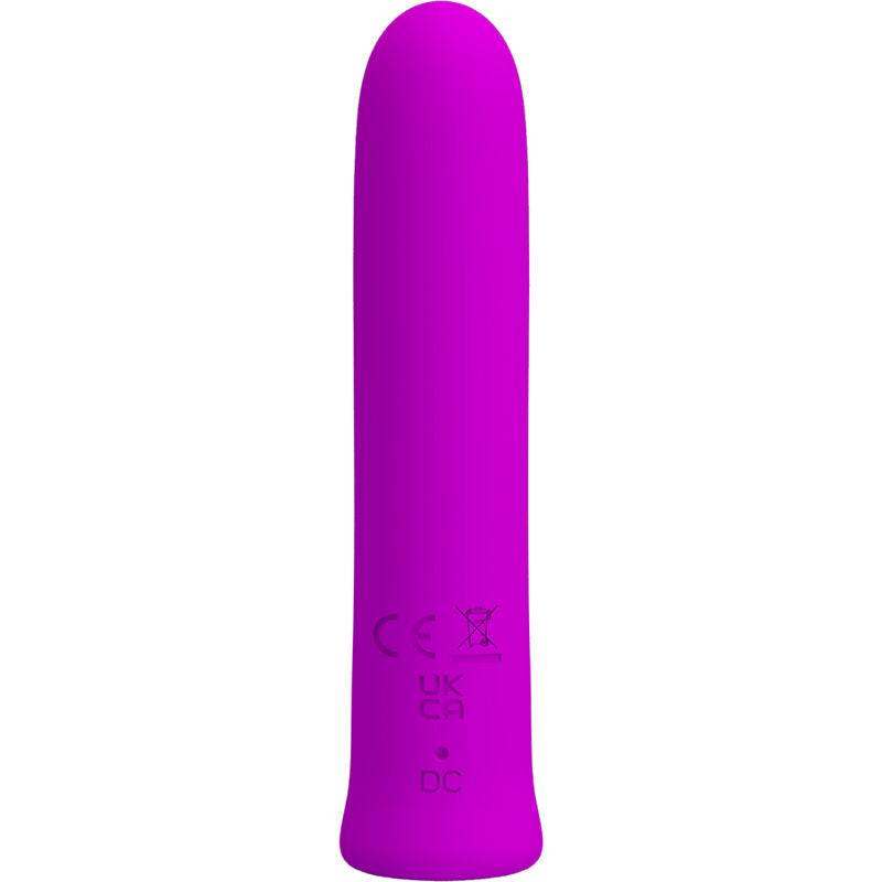 Vibratore Curtis mini super power 12 vibrazioni in silicone Violetto di Pretty Love, immagine 3