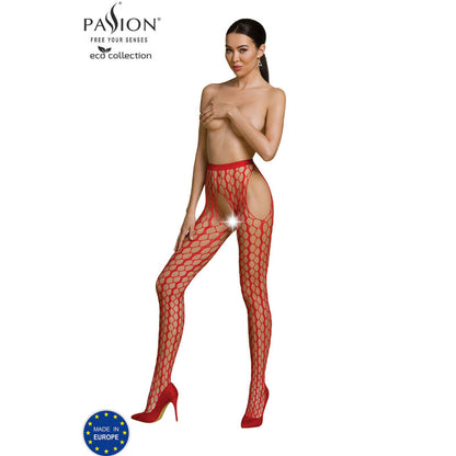 Bodystocking Collezione eco eco S007 rosso di Passion