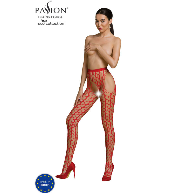 Bodystocking Collezione eco eco S007 rosso di Passion