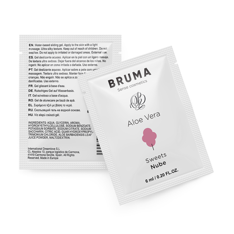 Gel scorrevole aloe vera gusto dolci 6 ml di Bruma