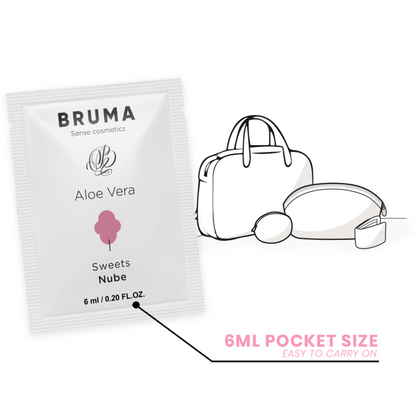 Gel scorrevole aloe vera gusto dolci 6 ml di Bruma, immagine 3
