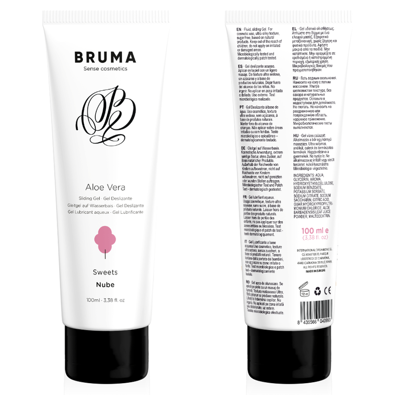 Gel scorrevole aloe vera gusto dolci 100 ml di Bruma