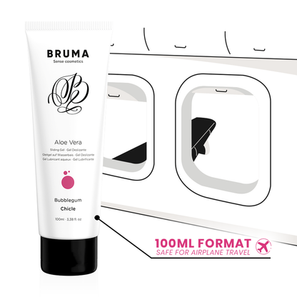 Gel scorrevole aloe vera gusto bubblegum 100 ml di Bruma, immagine 5