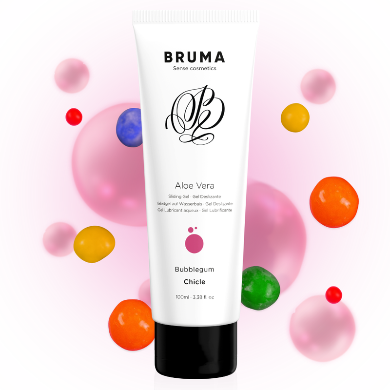 Gel scorrevole aloe vera gusto bubblegum 100 ml di Bruma, immagine 3
