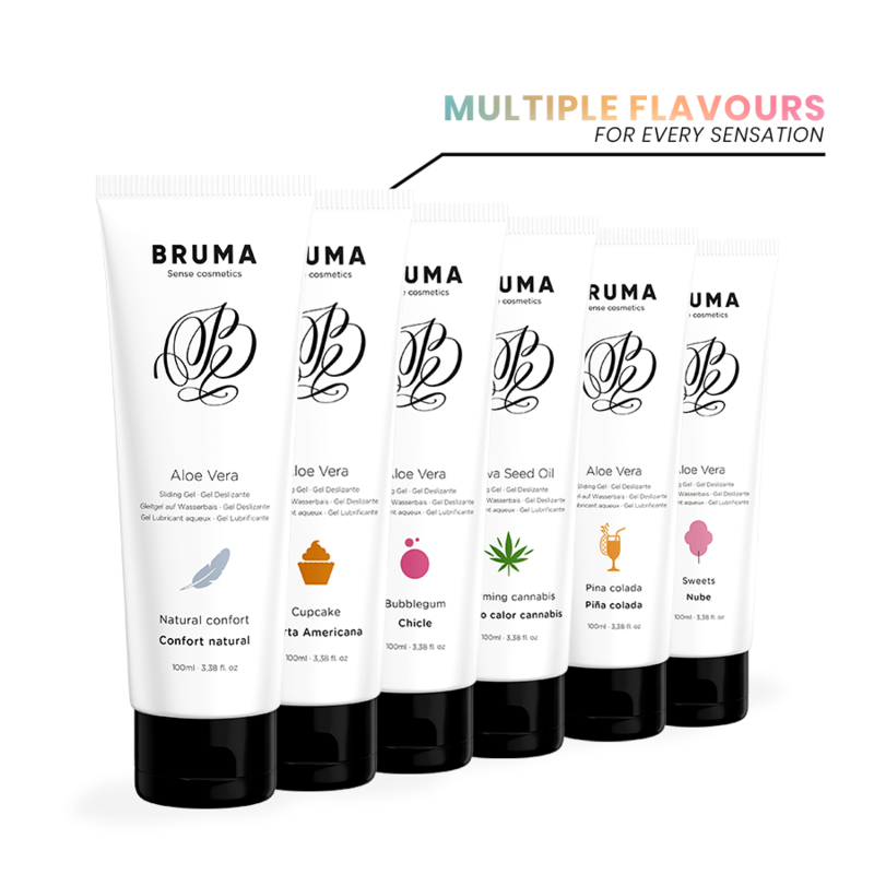 Gel scorrevole aloe vera gusto Cupcake 100 ml di Bruma, immagine 7