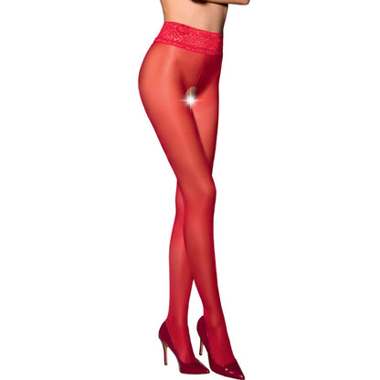 Collant Tiopen 008 rosso 1/2 30 den di Passion, immagine 2