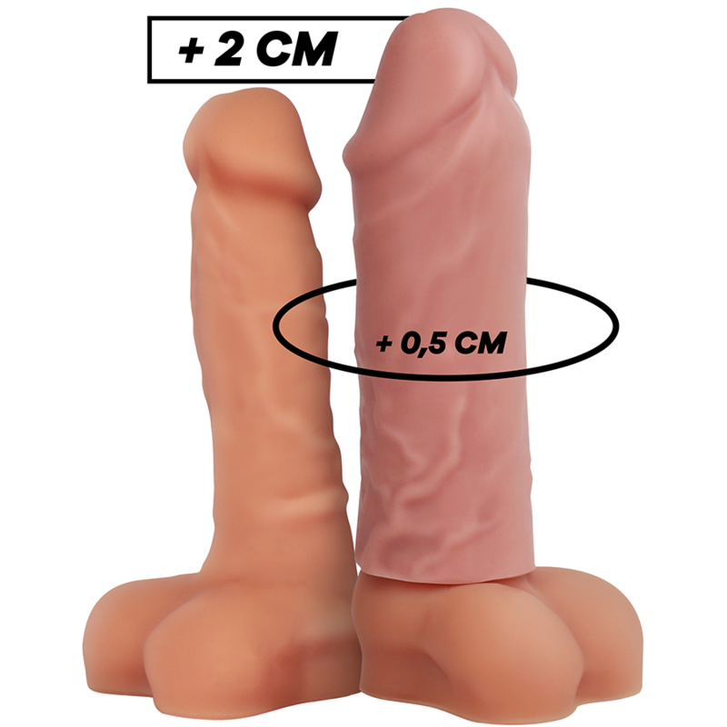 Estensione naturale del pene in silicone liquido V3 di Virilxl